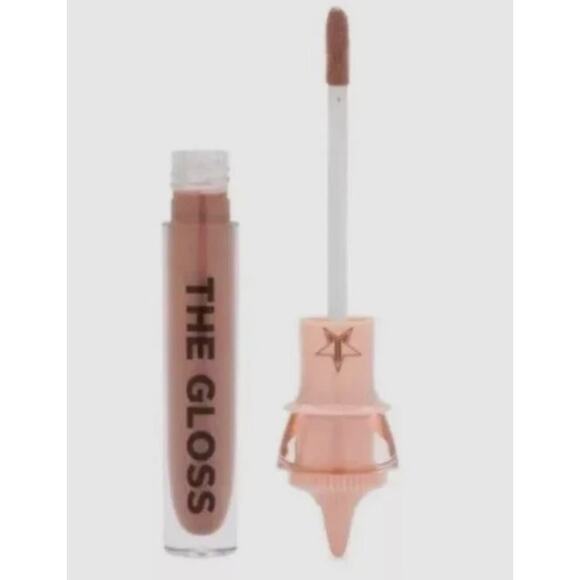 Jeffree Star The Gloss Table Top Golden Brown Tan High Shine Lip Gloss NIB - Picture 5 of 6